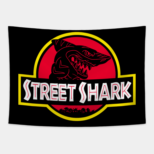 Street Shark! Tapestry by Raffiti