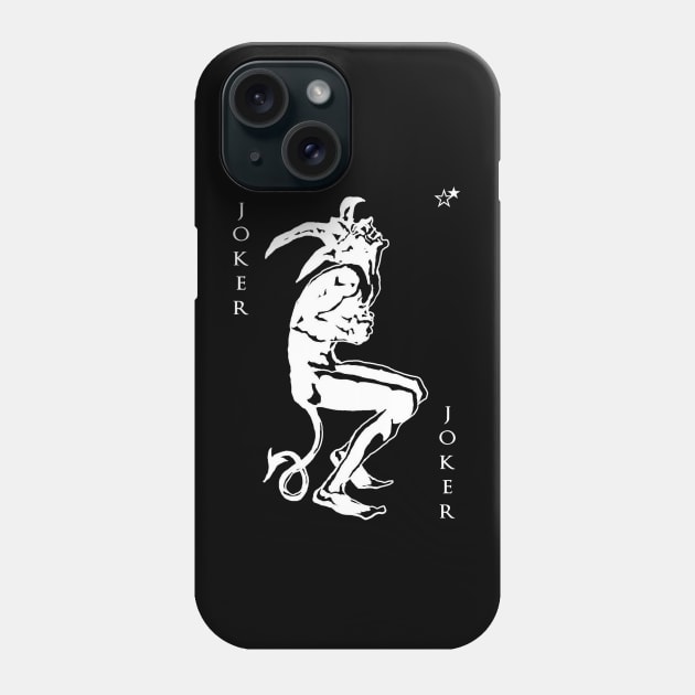 Devil Joker Phone Case by Mado Smith