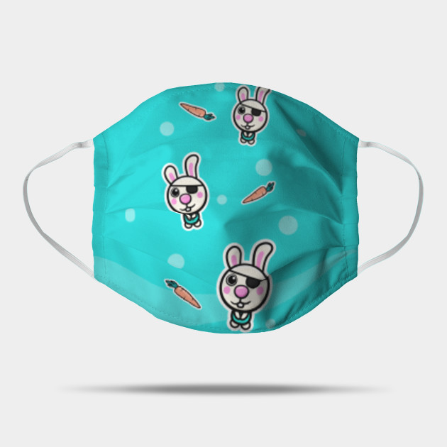 Bunny And Carrots Cute Game Character Piggy Roblox Maske Teepublic De - bunny cute piggy character skin roblox bunny laptop schutzhulle teepublic de