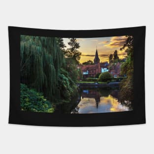 Early Evening Whitchurch on Thames Tapestry