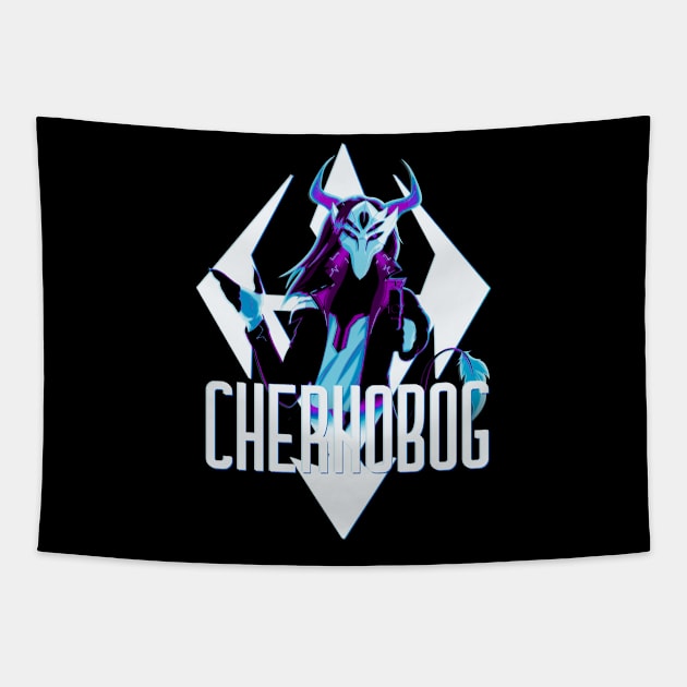 Chernobog (Neon) Tapestry by NickVoid
