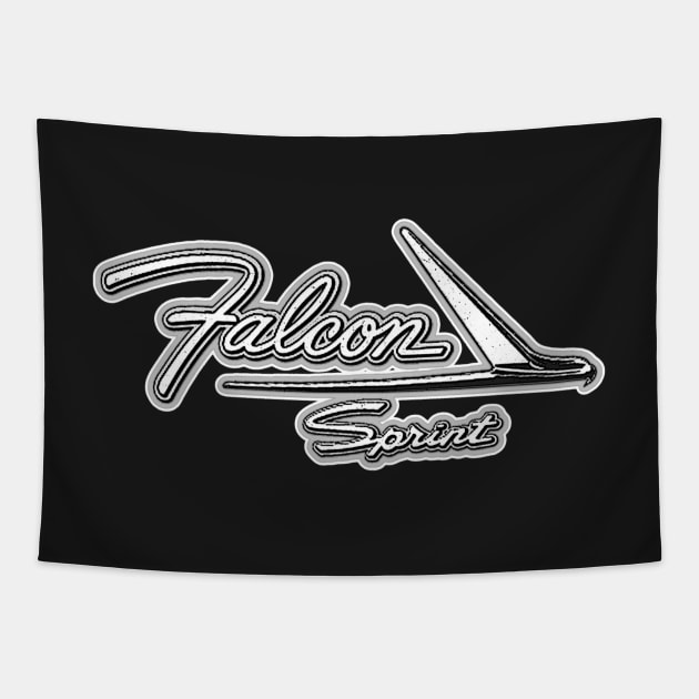 Ford Falcon Sprint Emblem - Logo Tapestry by Wilcox PhotoArt