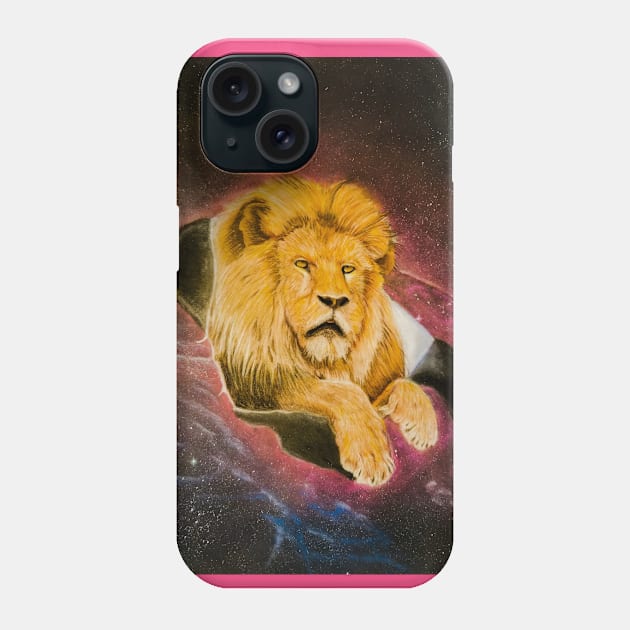 Lion Phone Case by teenamarie23art