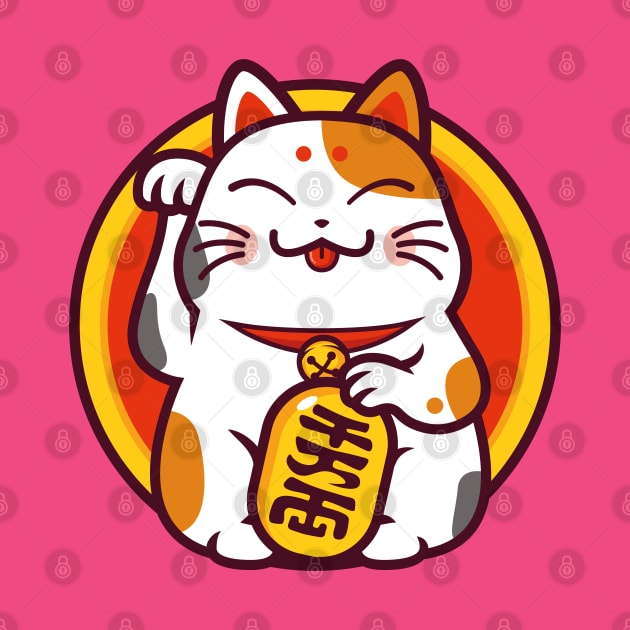 lucky cat - Maneki neko by redwane