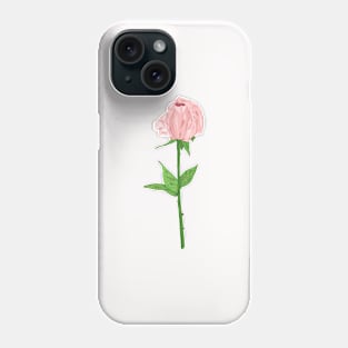 Rose Pink Botanical Phone Case