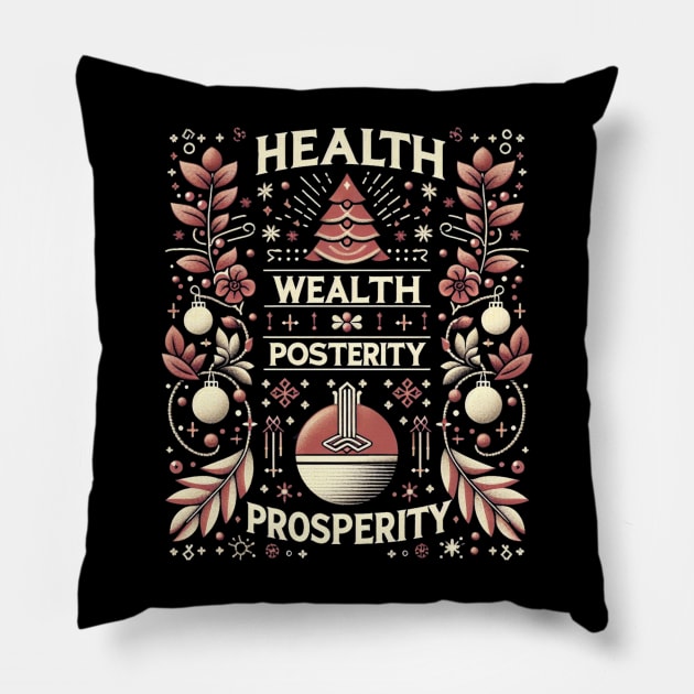 New Year Wishes Pillow by Praiseworthy Essentials