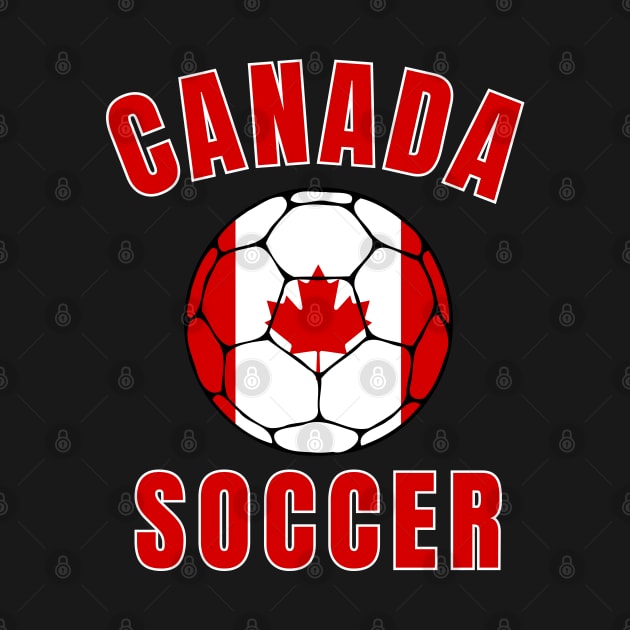 Canada Soccer Ball by footballomatic