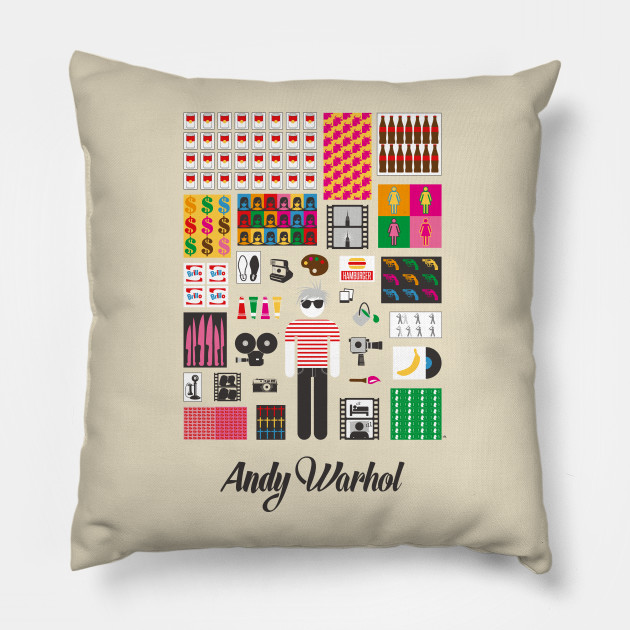 Andy Warhol Warhol Pillow Teepublic