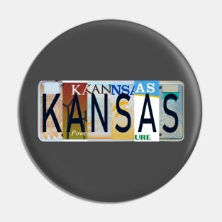 Kansas License Plates Pin