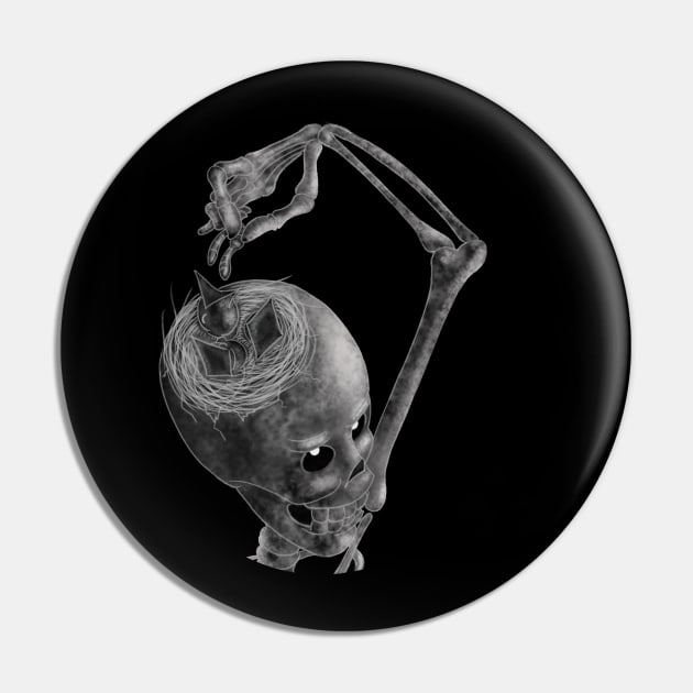 Skeleton feed chicks bw Pin by Zimart