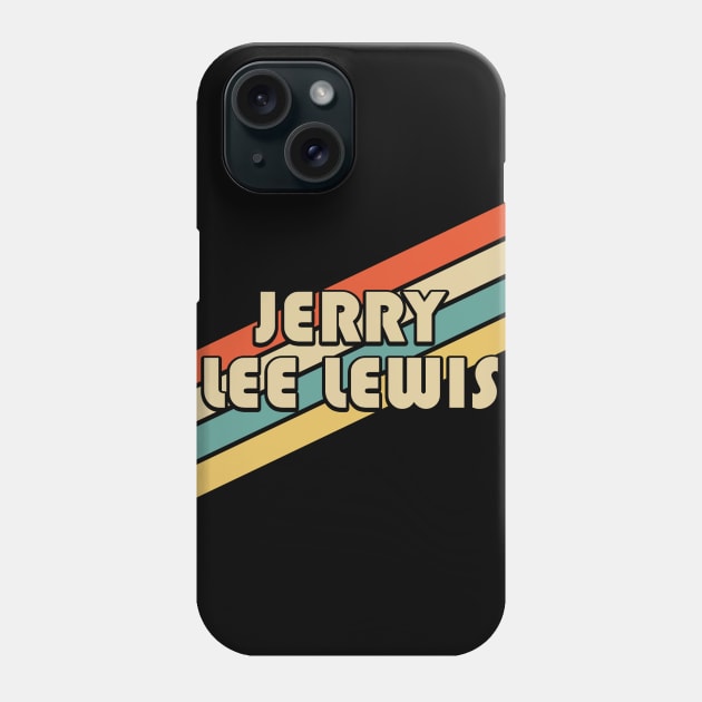 Vintage 80s Jerry Lee Lewis Phone Case by Rios Ferreira