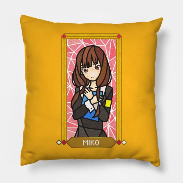 Miko Iino Pillow by vizcan