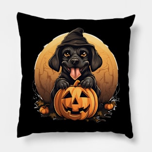 Halloween Dog Lovers Gift Pillow