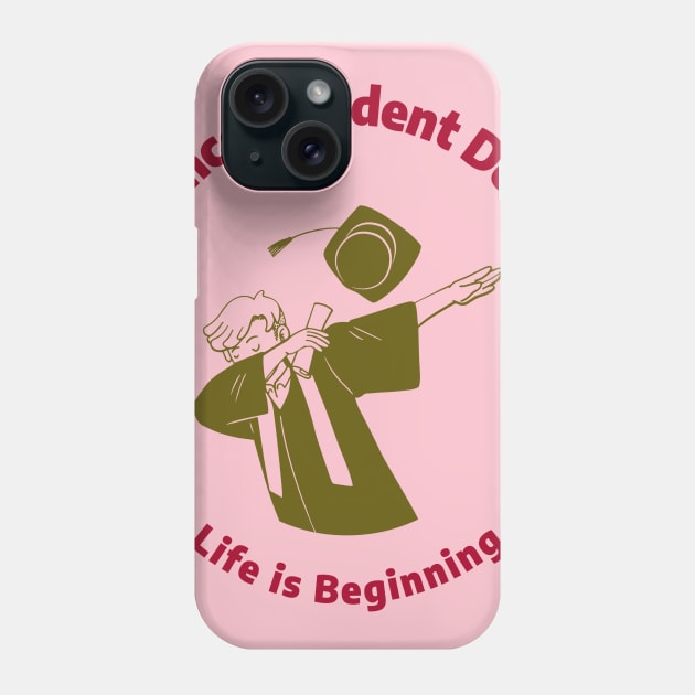 Congrats on Graduating! Welcome to the Real World Phone Case by Live.Life.Now