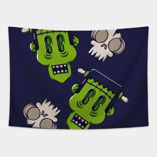 Frankenstein Monster, Frankly Funny Gifts, Halloween frankenstein Gift Tapestry