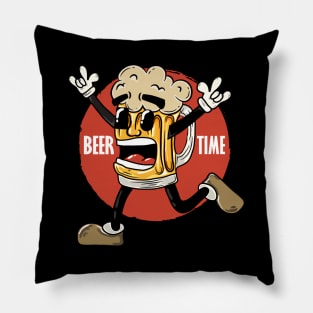 Beer Time Pillow