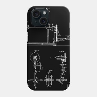 Mower Vintage Patent Hand Drawing Phone Case