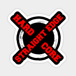 STRAIGHT EDGE HARDCORE Magnet