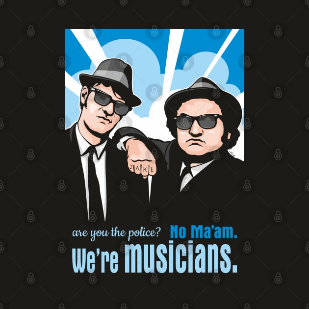 The Blues Brothers by Jamie Lee Art