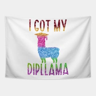 I Got My Dipllama Tapestry