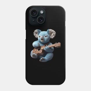 A Blues Guitar Playing Koala Bear Phone Case