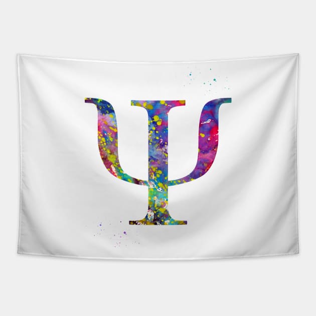 Psychology symbol Tapestry by erzebeth