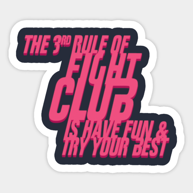 Funny Or Die Fight Club - Funny Or Die Fight Club - Sticker | Teepublic