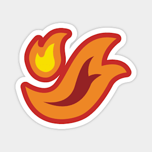 Flames | Moguo Iijima everyday tee Magnet