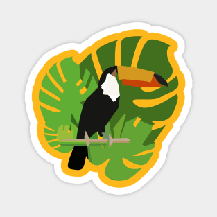 Abstract Toucan Magnet