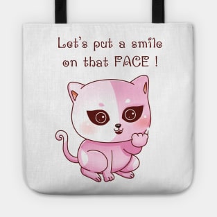 let's put the smile on that face - joker Tote