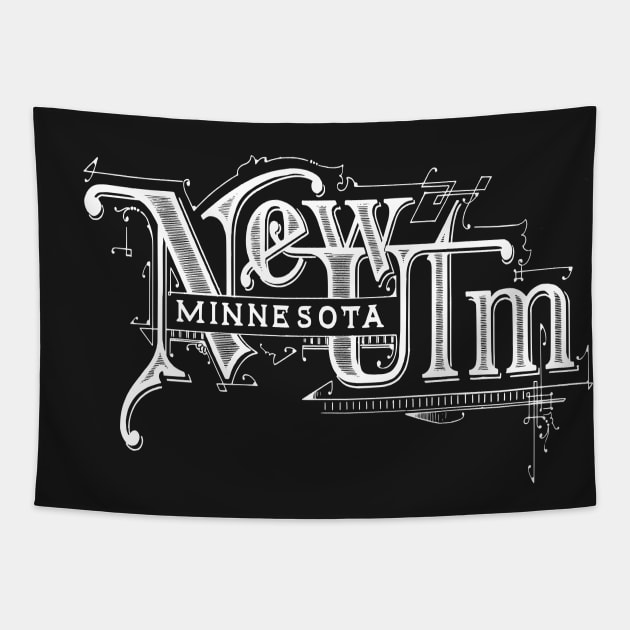 Vintage New Ulm, MN Tapestry by DonDota