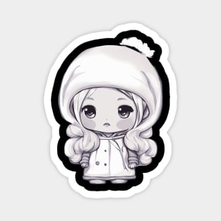 Fashionable Stylish Anime Kawaii Baby Girl Magnet