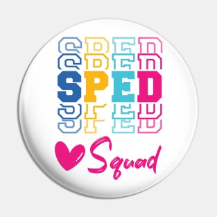 Special Education Teacher Paraprofessional Back To School Pin