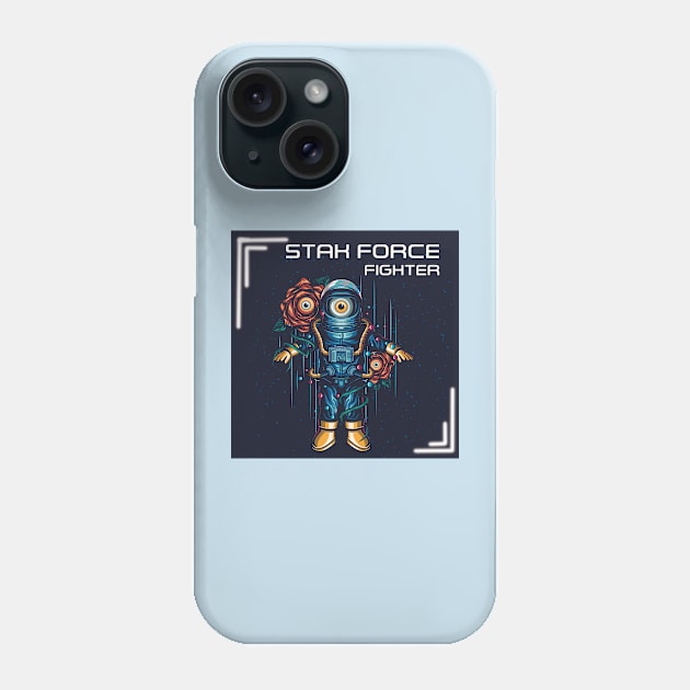 stak force fighter Phone Case by Teeznutz