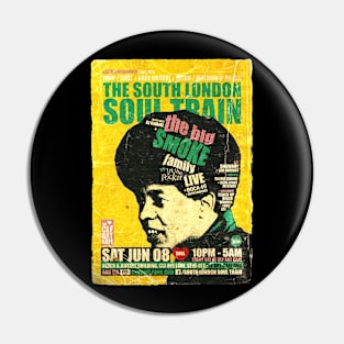 POSTER TOUR - SOUL TRAIN THE SOUTH LONDON 94 Pin