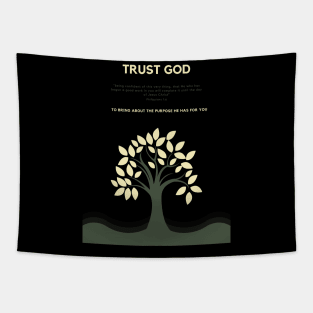 Trust God Tapestry