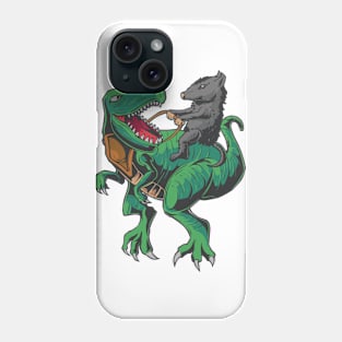 T-rex & opossum Phone Case