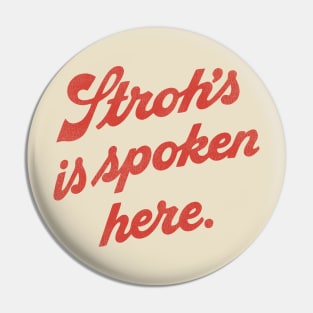 Beer is Spoken Retro Defunct Breweriana Pin