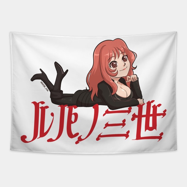 Fujiko Mine - Lupin III Tapestry by Hayde