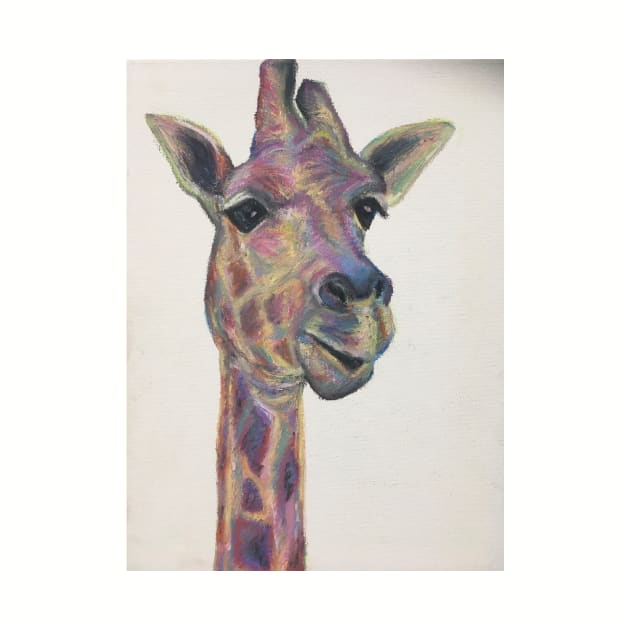 Colourful Giraffe by Merlinsmates