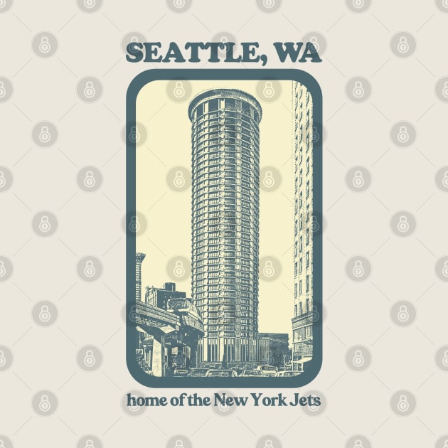 Seattle, Wa /// Humorous Retro Style Tourism Design by DankFutura