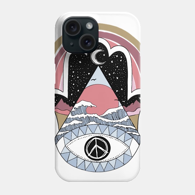 Hamsa Phone Case by merry420