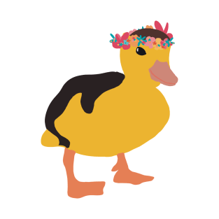 Flower crown duck T-Shirt