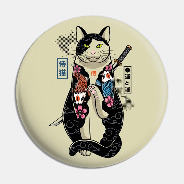 Yakuza Cat Pin by redwane