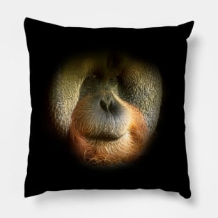 Orangutan face Pillow