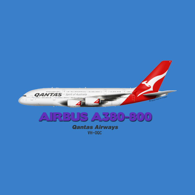 Airbus A380-800 - Qantas Airways by TheArtofFlying