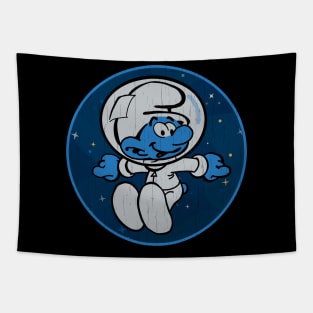 Retro Cartoon Astronaut Tapestry