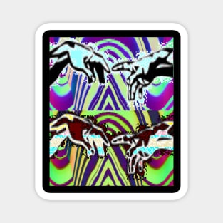 Gothic Psychedelic Art Creation By LowEndT-Shirts Magnet