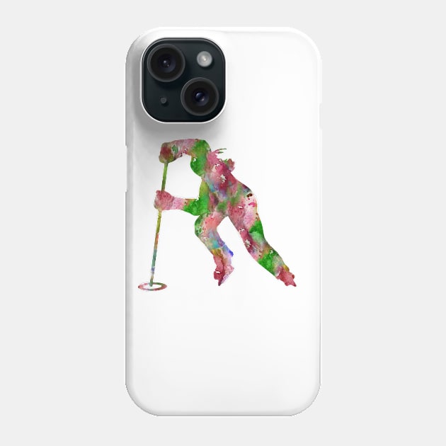 Ringette player Phone Case by RosaliArt