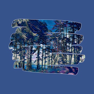 nature in blue T-Shirt